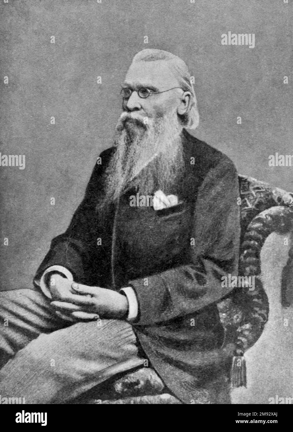 Scrittore russo Daniil Lukich Mordovtsev (1830-1905) ca. 1900 Foto Stock