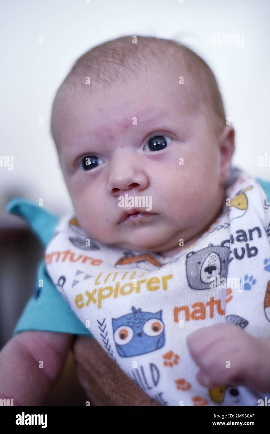 Un bambino di un anno Foto Stock