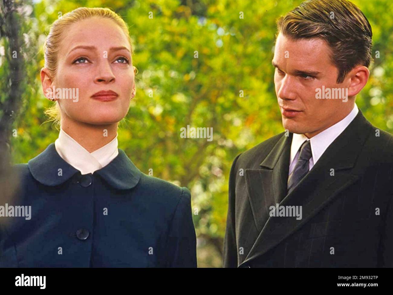 GATTAC 1997 Sony Pictures con Uma Thurman ed Ethan Hawke Foto Stock