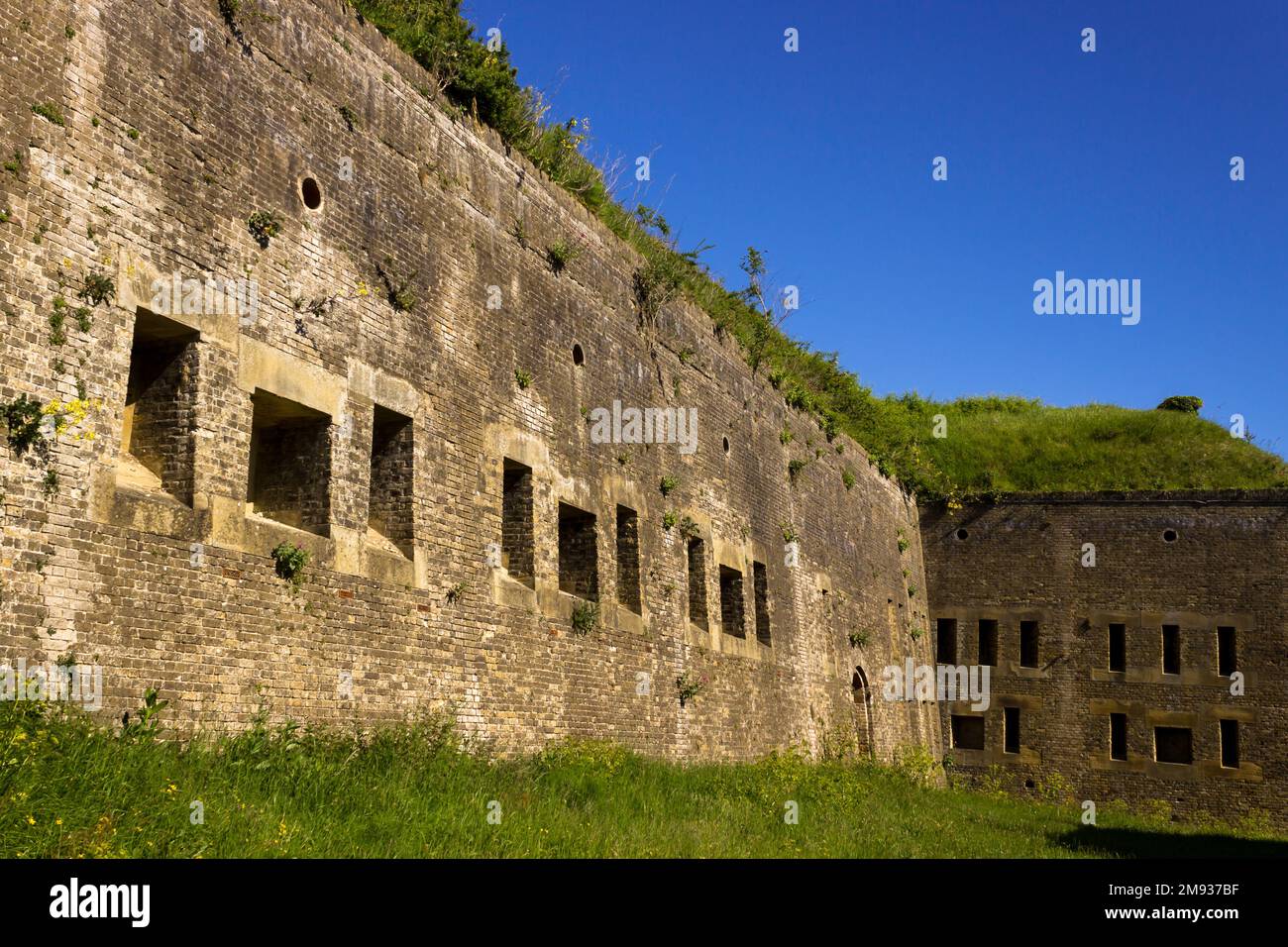 Parte della fortezza napoleonica pentagonale, Western Heights, dover Foto Stock