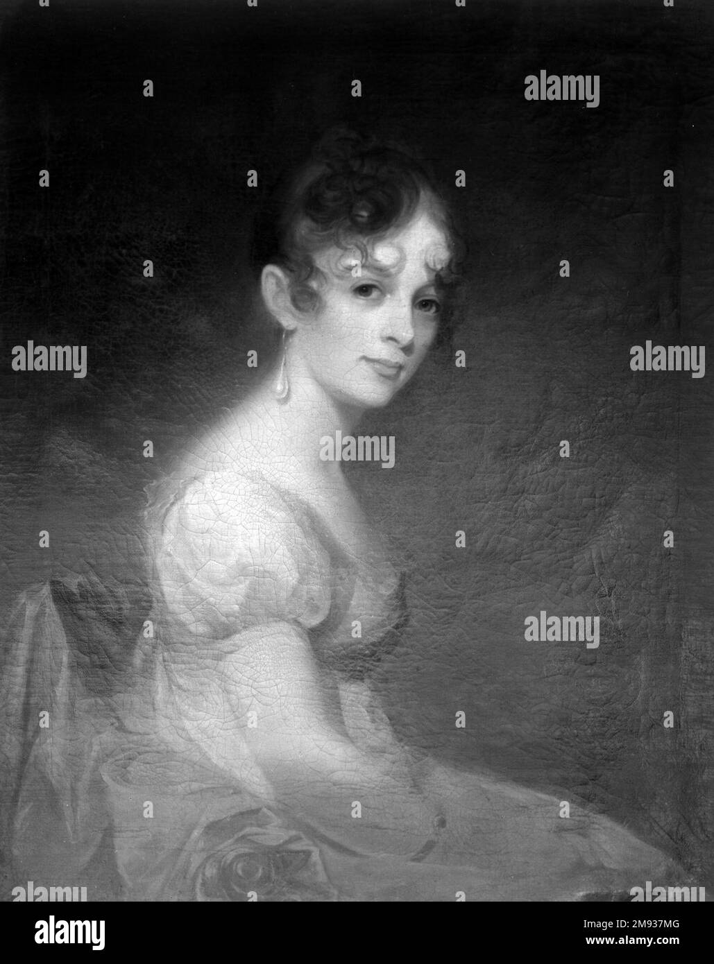 Anne W. Waln Thomas Sully (americano, nato in Inghilterra, 1783-1872). Anne W. Waln, 1808. Olio su tela, 29 1/16 x 23 7/8 poll. (73,8 x 60,6 cm). Arte americana 1808 Foto Stock