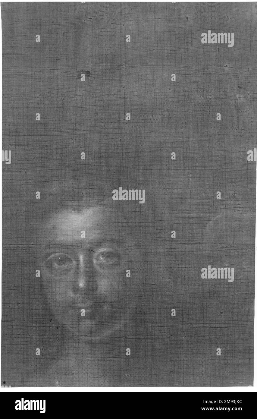 Ritratto di una giovane donna sconosciuta. Ritratto di una giovane donna. Olio, 58 1/2 x 48 1/2 in. (148,6 x 123,2 cm). Arte europea Foto Stock