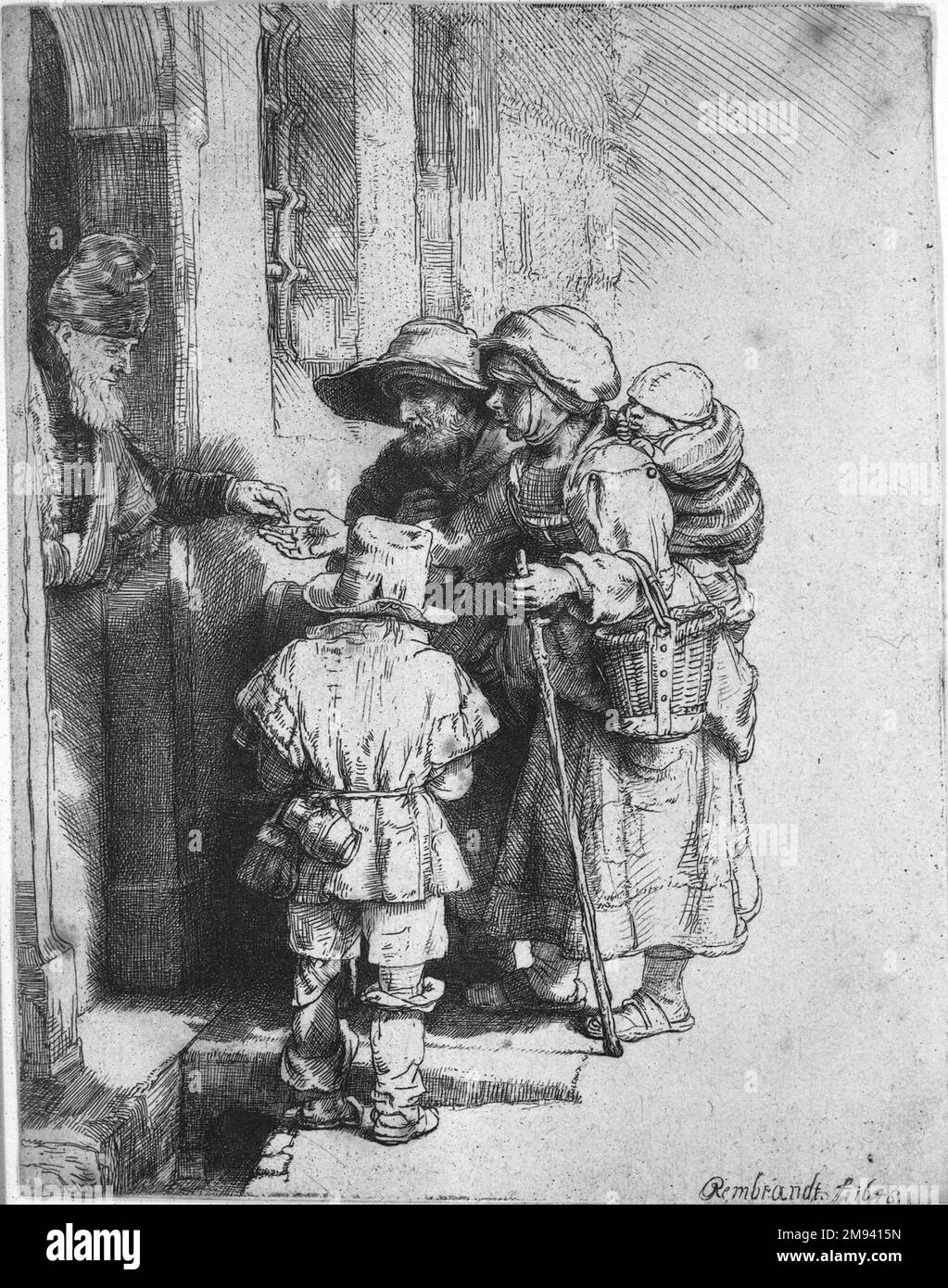 Ambroise Sir David Young Cameron (scozzese, 1865-1945). , 1903. Incisione su carta posata, 10 3/8 x 6 poll. (26,3 x 15,2 cm). Arte europea 1903 Foto Stock