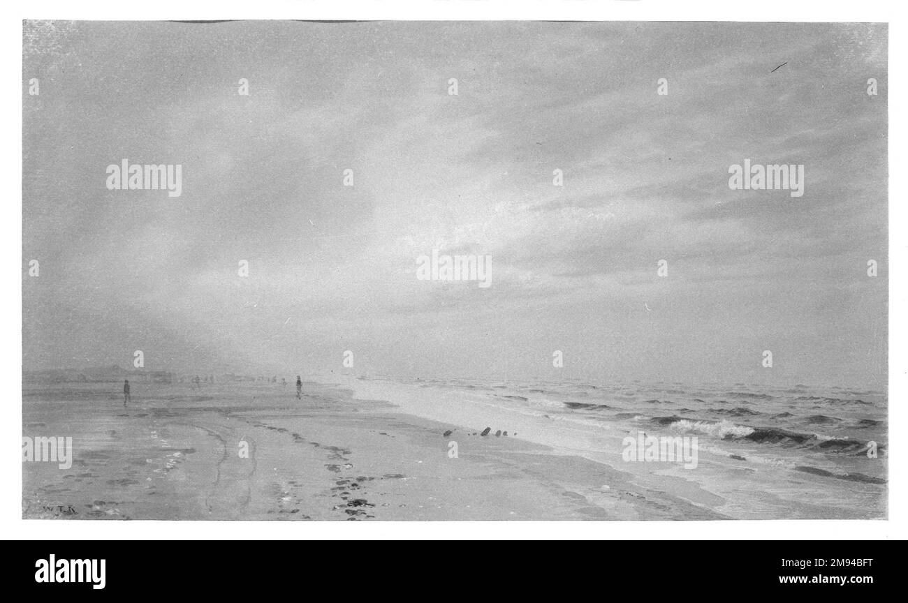 L'Opal Sky William Trost Richards (americano, 1833-1905). Acquerello su carta American Art Foto Stock