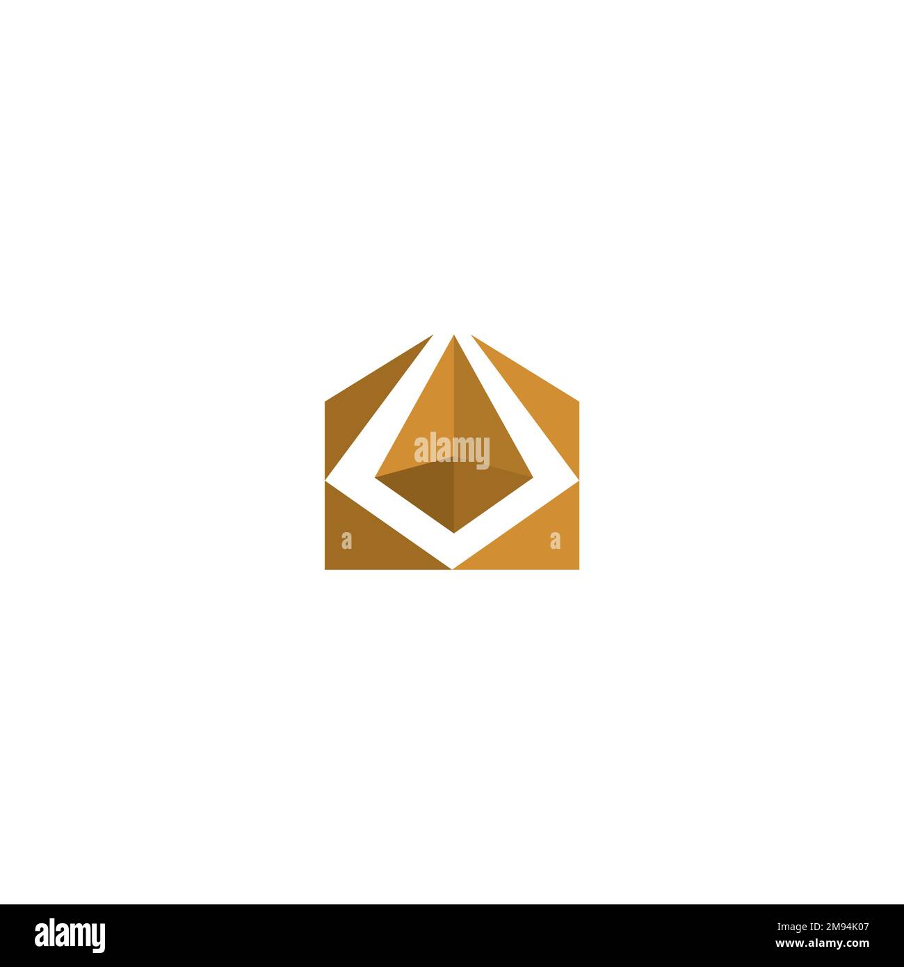 Logo KK Diamond Gold Illustrazione Vettoriale