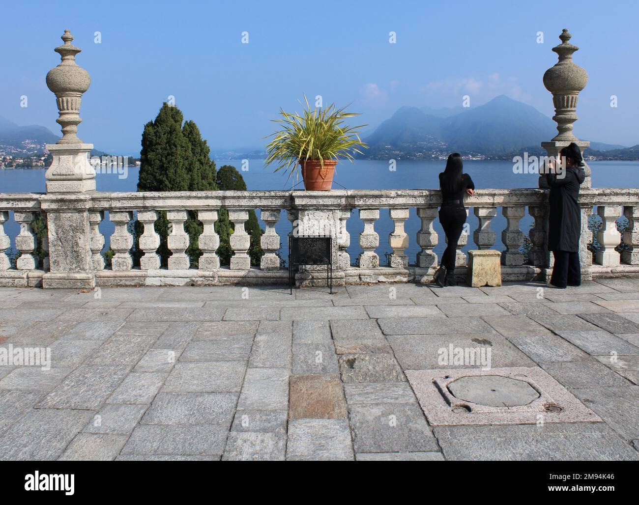 Isola Bella, Isole Borromee, Lago maggiore, Italia Foto Stock