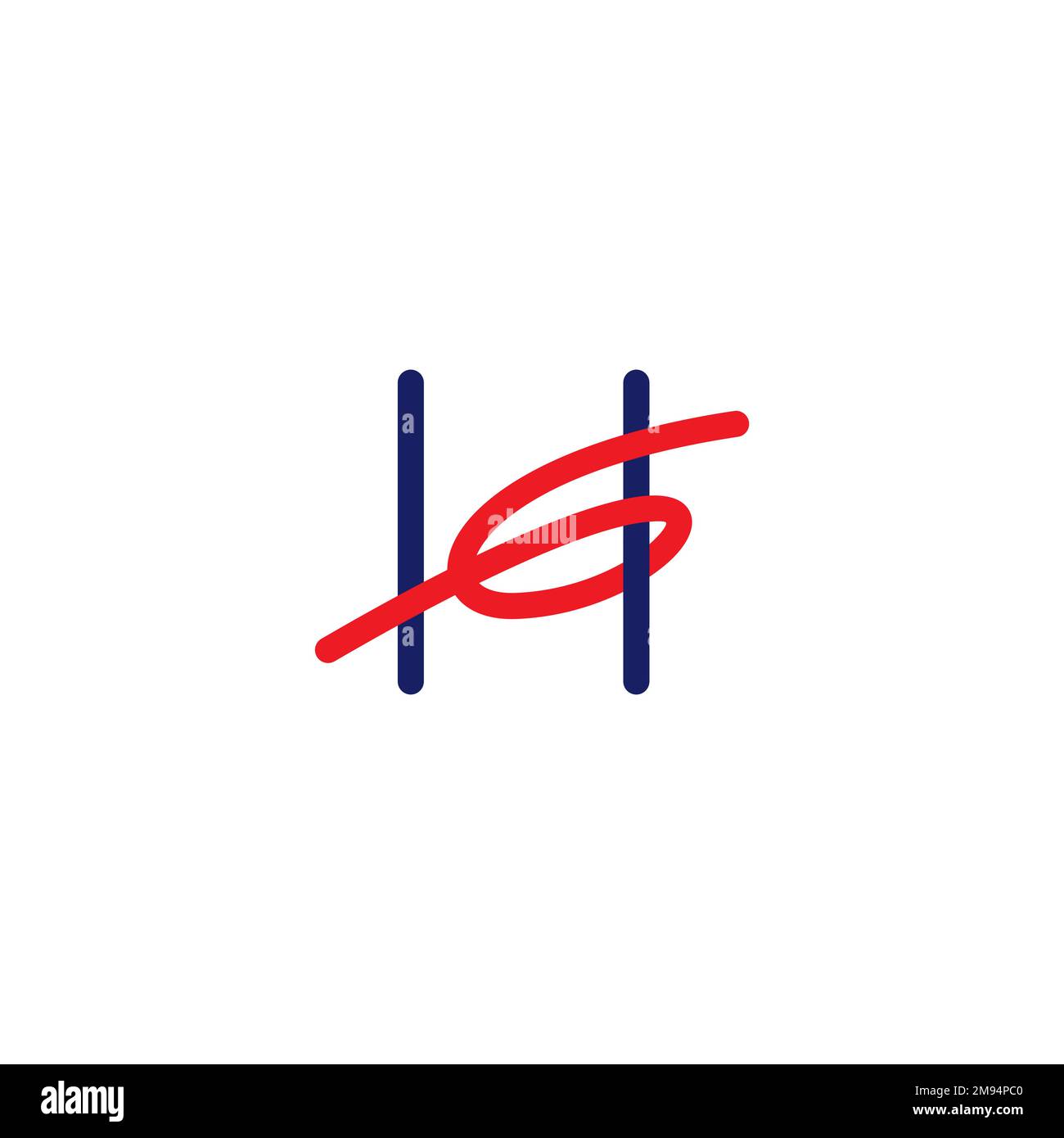 SIMBOLO DEL logo HG. Icona lettera H e G. Illustrazione Vettoriale
