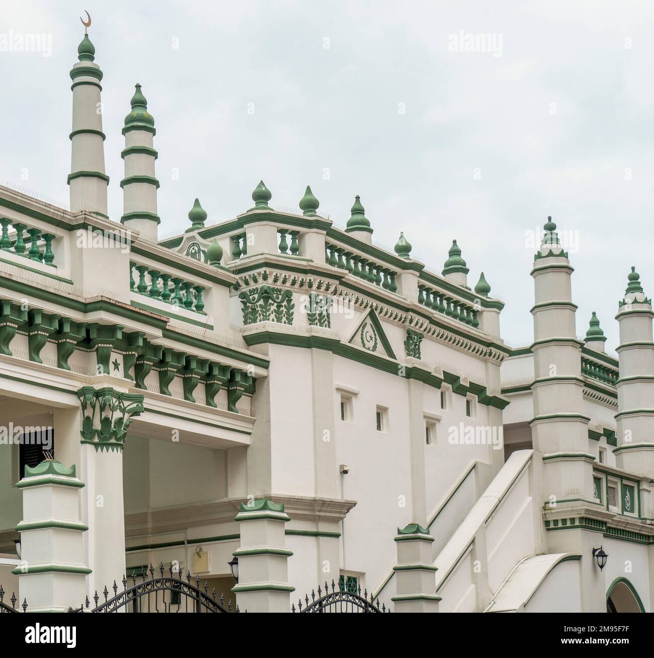 La Moschea Abdul Gaffoor a Little India Singapore Foto Stock