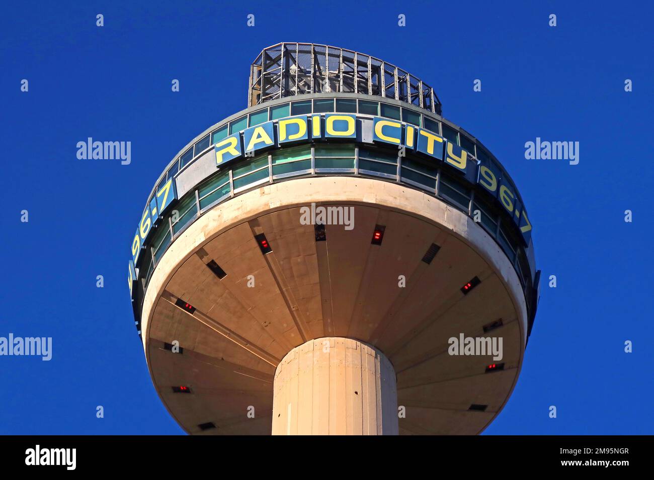 St Johns Beacon Viewing Gallery, radio City 96,7 Tower, St Johns Beacon, 1 Houghton St, Liverpool, Merseyside, INGHILTERRA, REGNO UNITO, L1 1RL Foto Stock