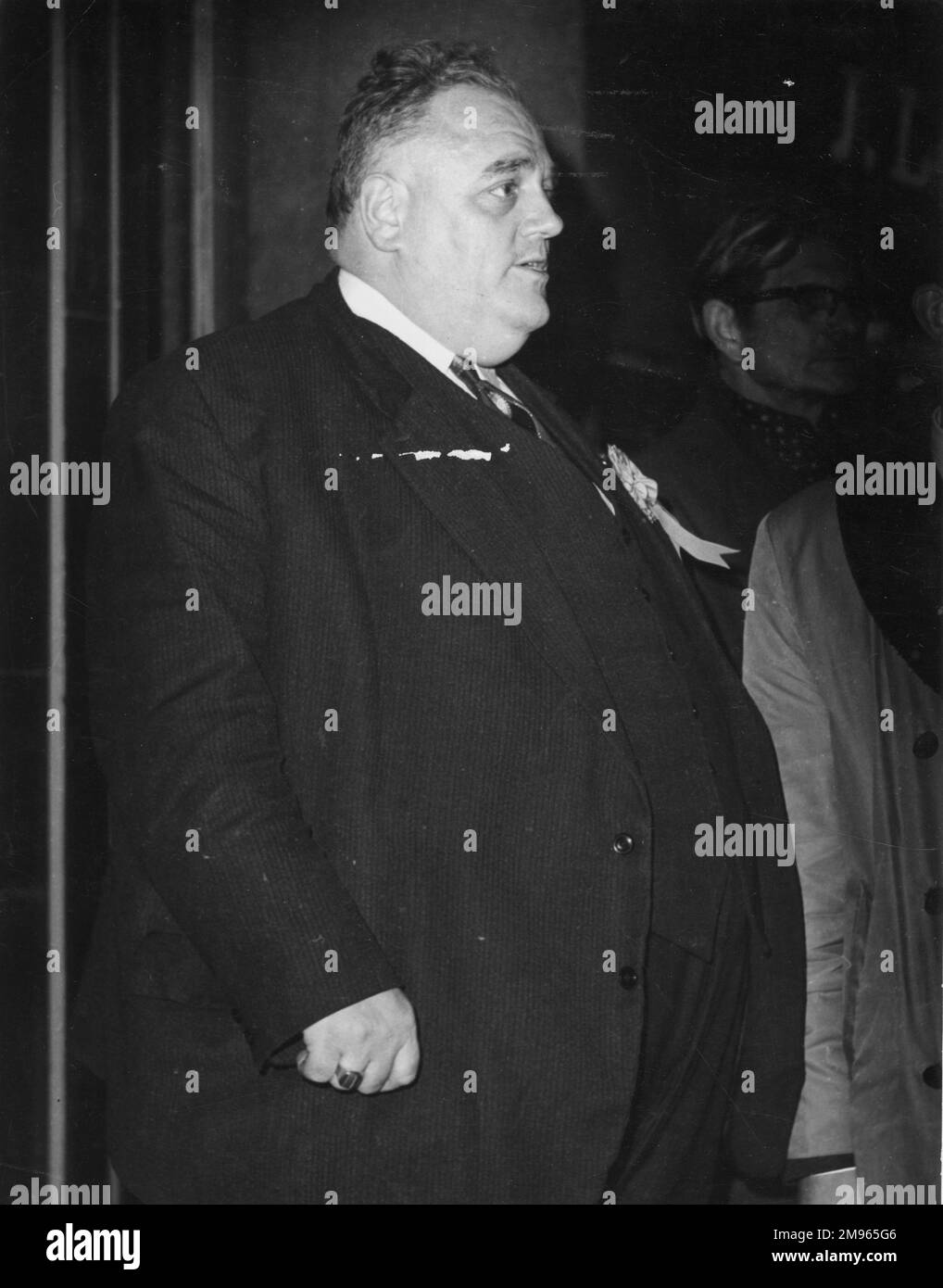 Sir Cyril Smith (1928 - 2010), politico del Partito Liberale britannico, deputato di Rochdale, Lancashire dal 1972 fino al suo ritiro nel 1992. Foto Stock