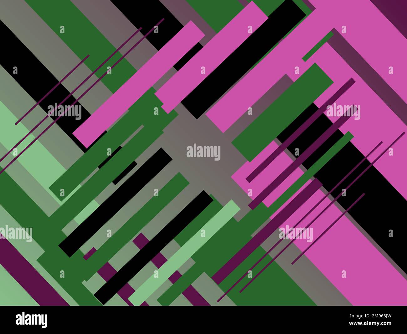 Sfondo vettoriale astratto di strisce colorate. Ripetizione geometrica delle linee intersecanti. Illustrazione Vettoriale
