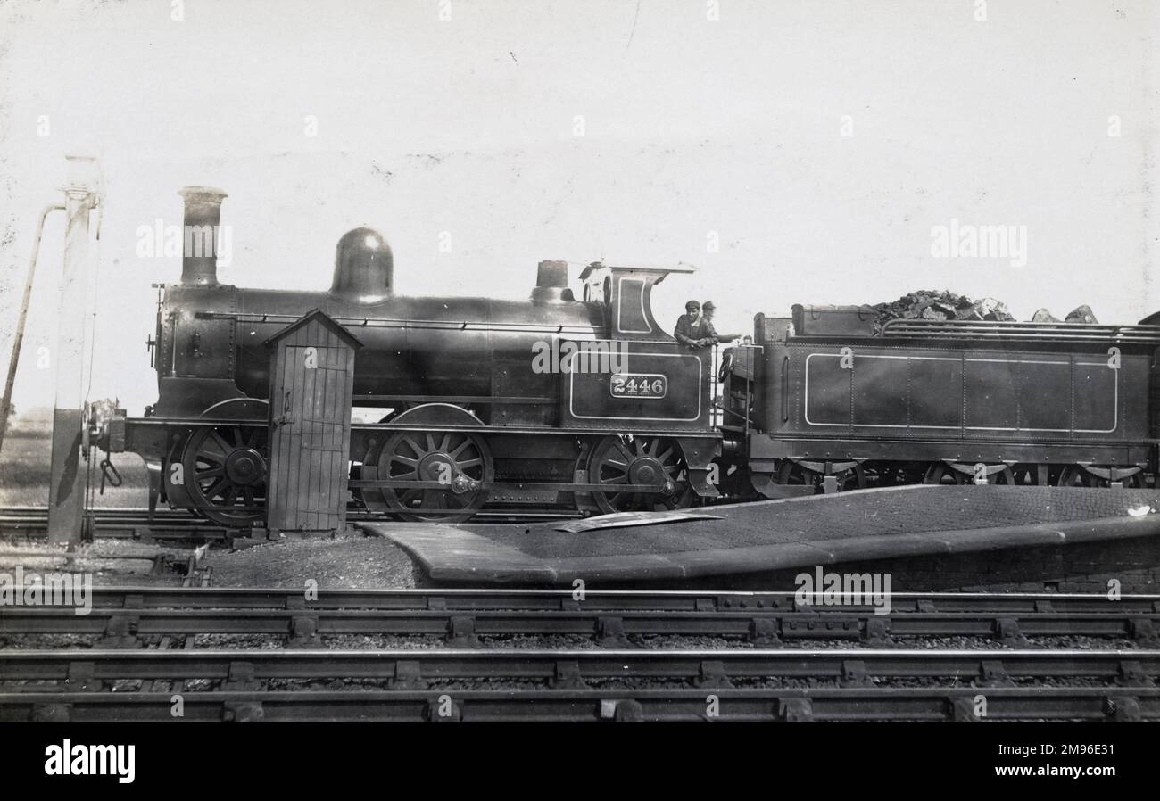Locomotiva n. 2446 0-6-0 L&NWR Foto Stock