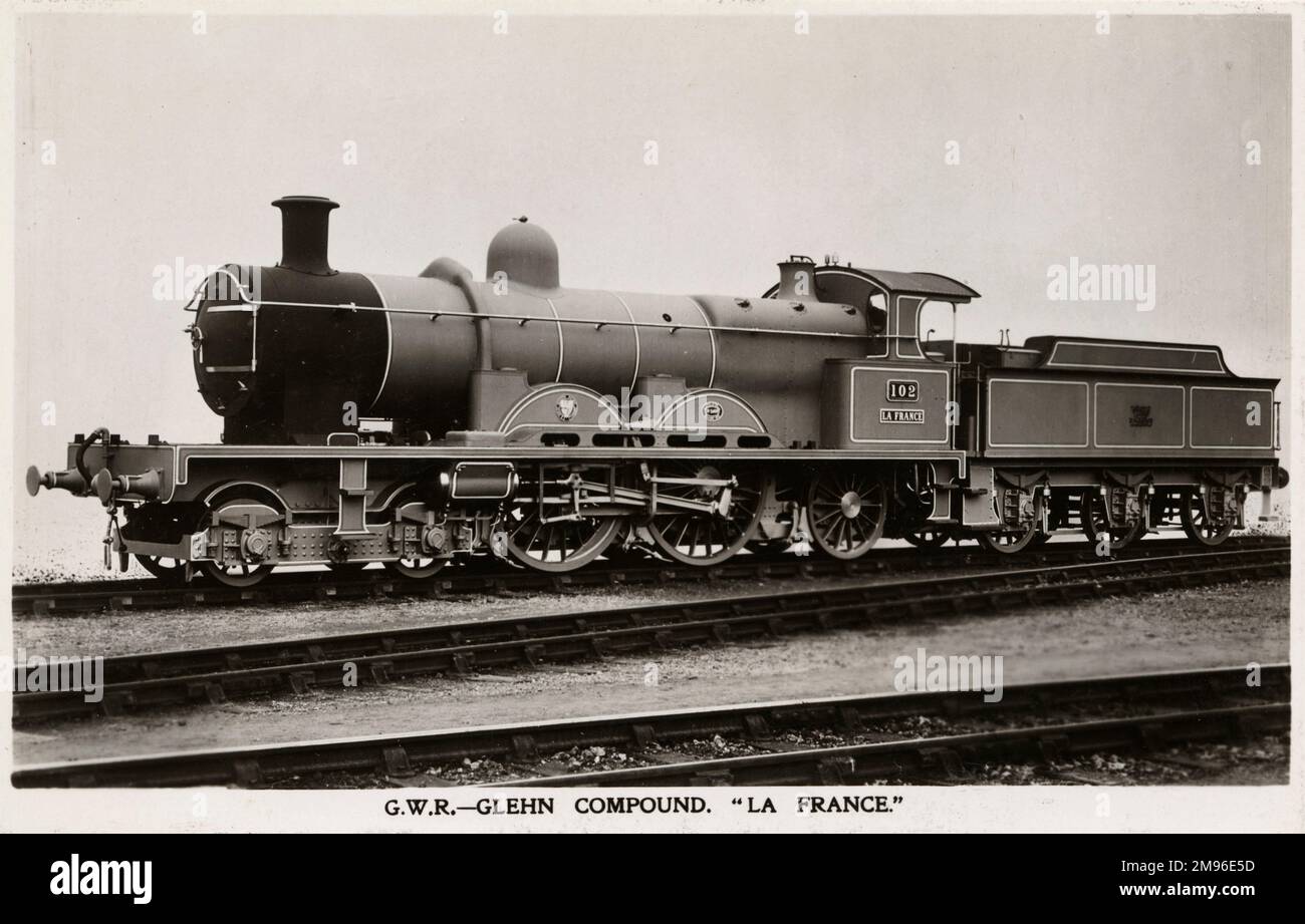 Locomotiva n. 103 la France motore composto Glehn Foto Stock