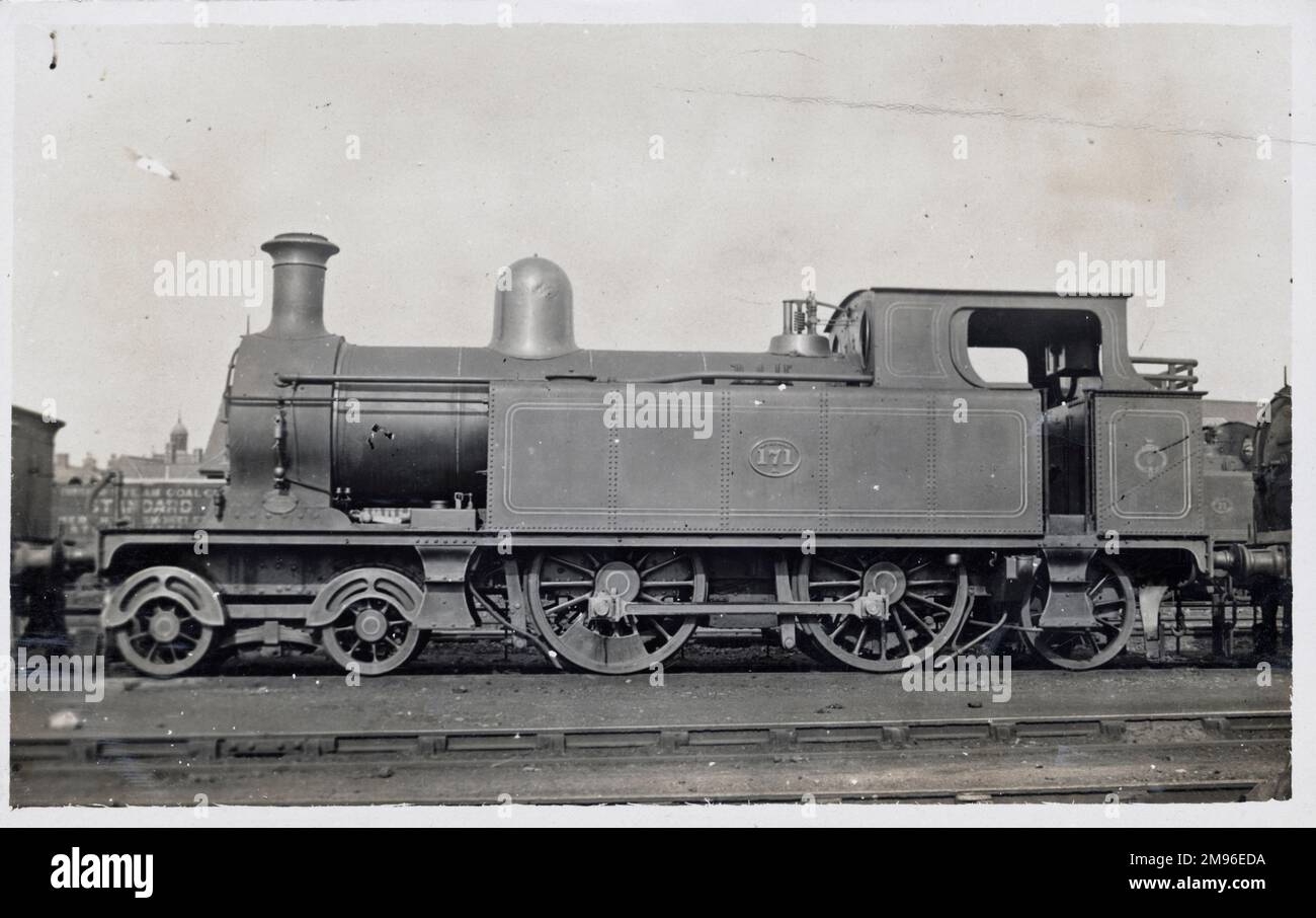 Locomotiva n. 171 4-4-2 Foto Stock