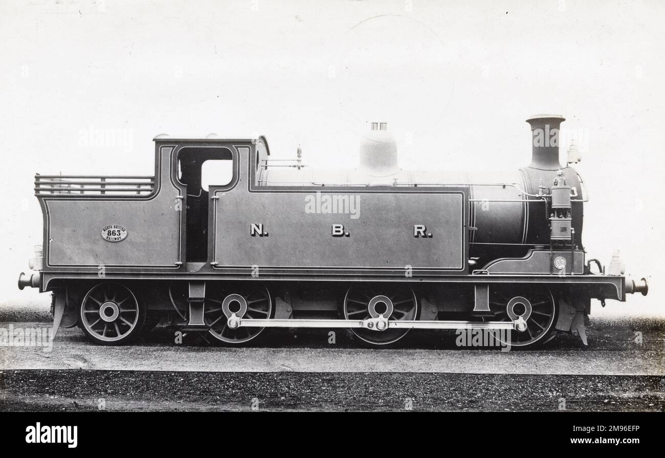 Locomotiva n. 863 0-6-2 Foto Stock