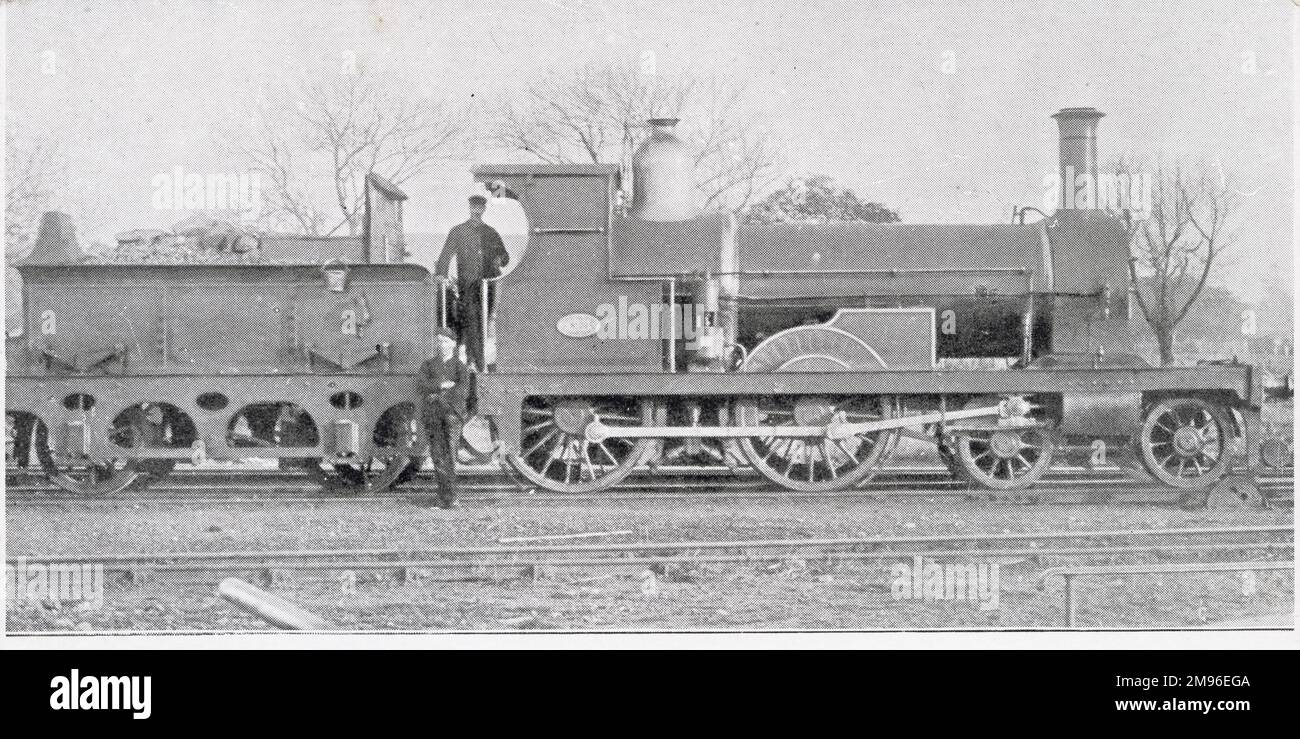 Motore Express 4-4-0 Foto Stock