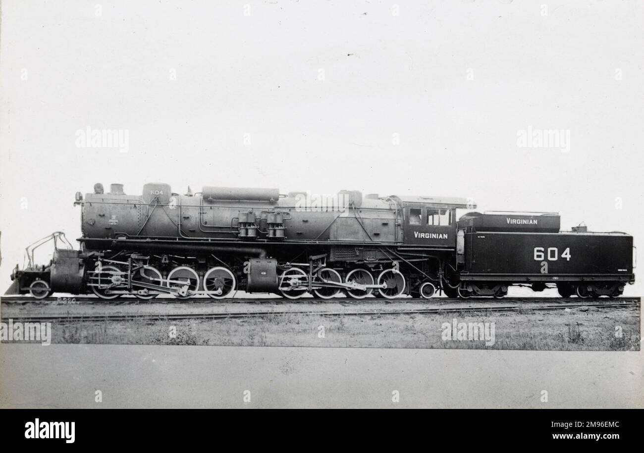 Locomotiva n. 604 2-8-8-2 Foto Stock