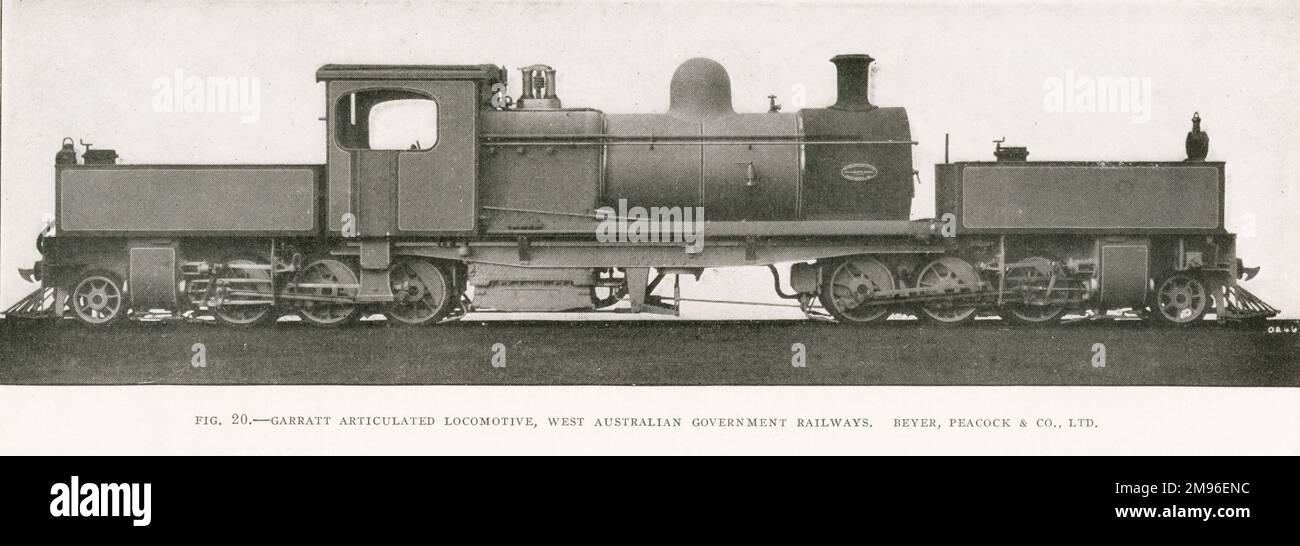 Locomotiva articolata Garratt 0-6-0+0-6-0 Foto Stock