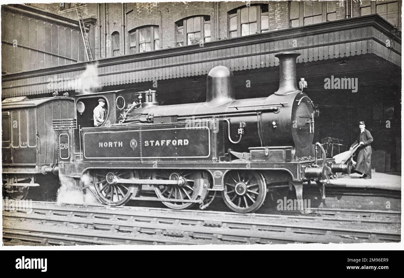 Locomotiva n. 26 2-4-0 Foto Stock