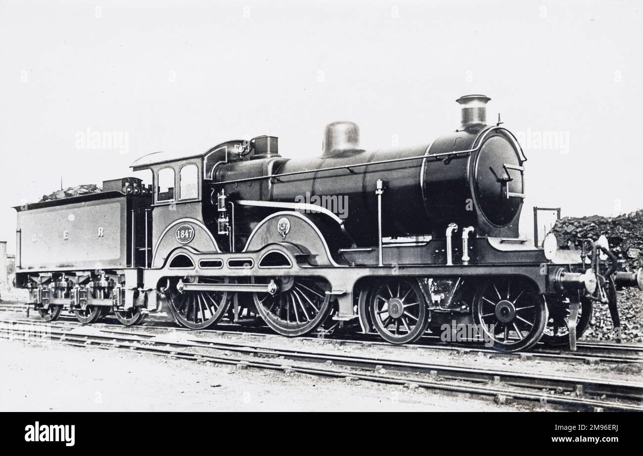 Locomotiva n. 1847 4-4-0 Foto Stock