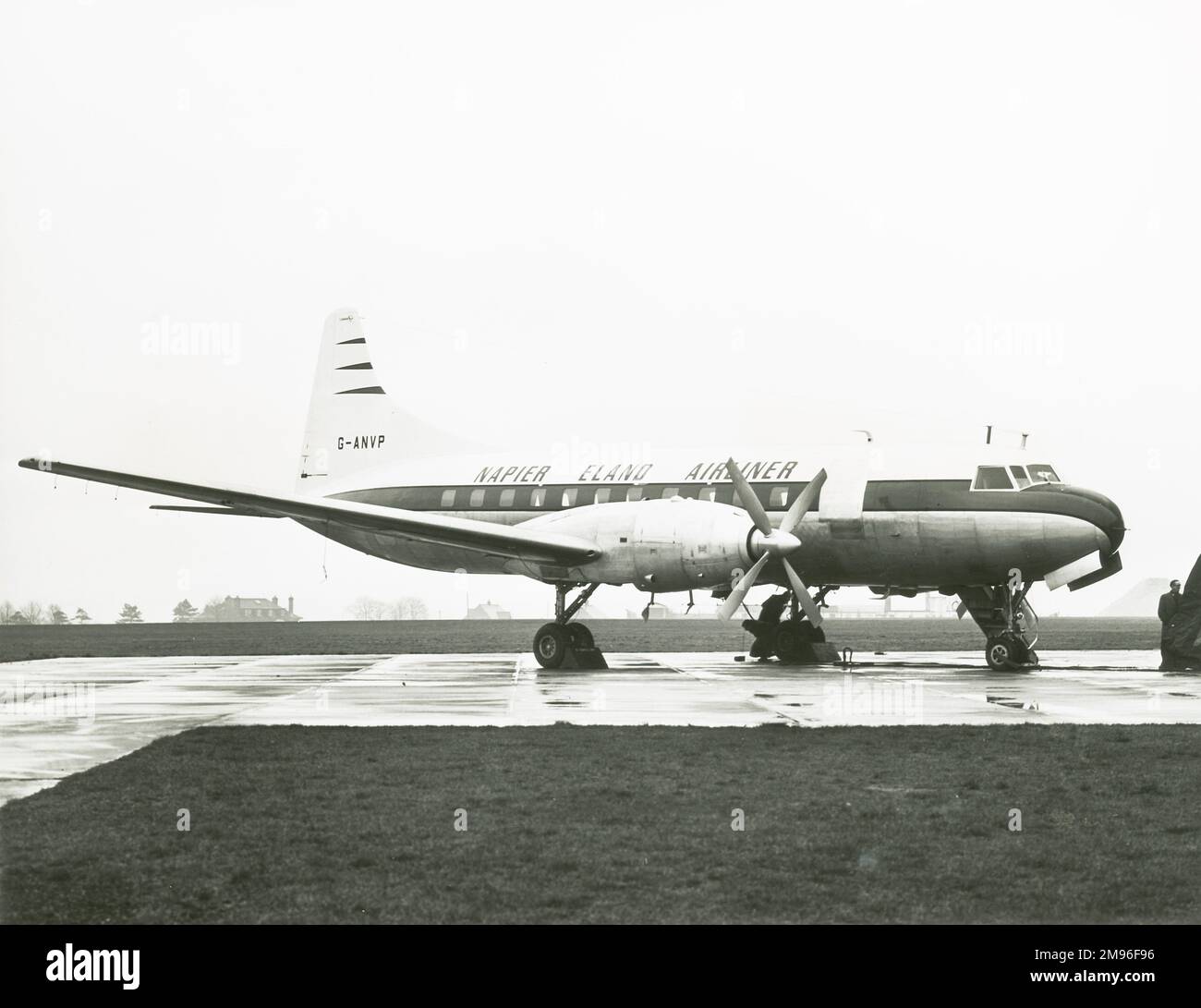 Napier Eland aereo di linea G ANVP un Convair liner che ha sostituito i motori a pistone con Napier turboprops Foto Stock