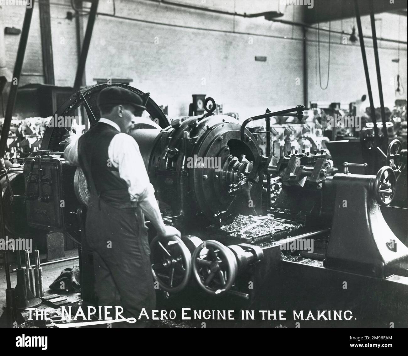 La Napier aero engine nel processo decisionale Foto Stock