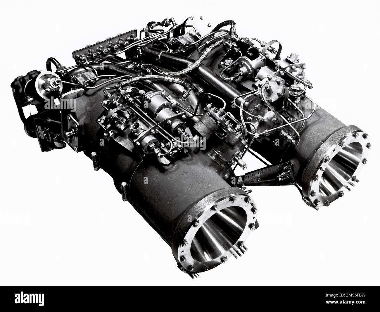 La NSc D1-2 doppio Scorpion ricaricabile razzo booster Foto Stock