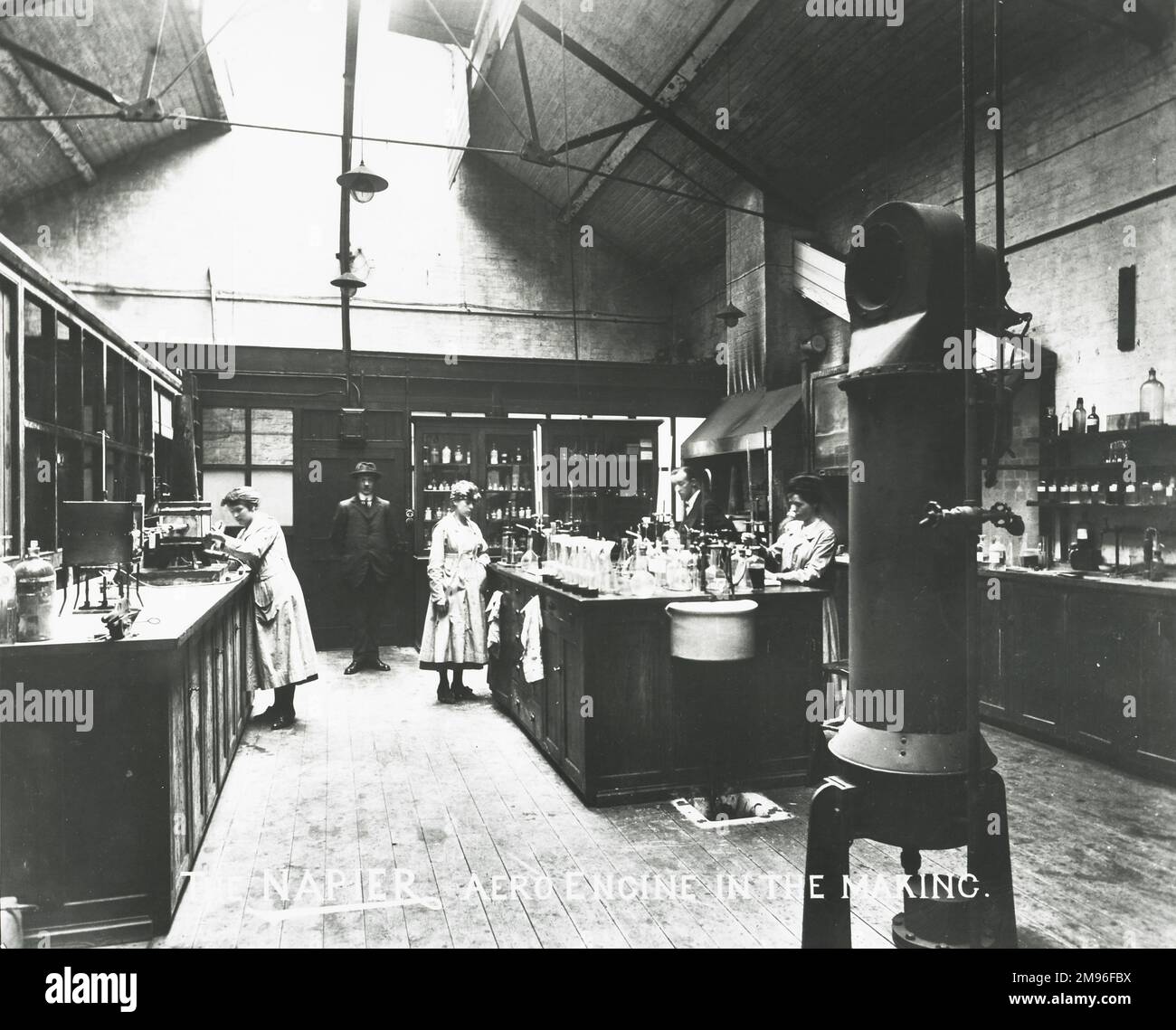 La Napier aero engine nel processo decisionale Foto Stock