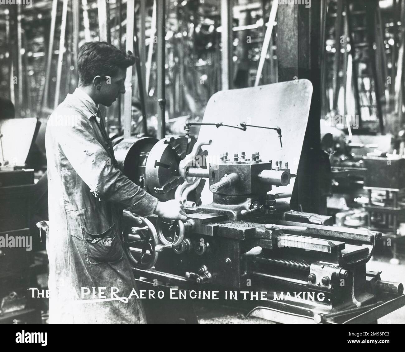 La Napier aero engine nel processo decisionale Foto Stock