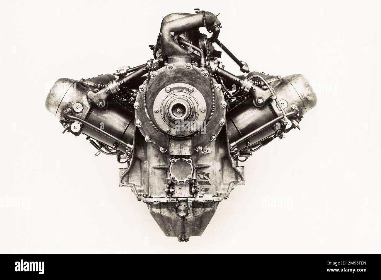 Lion XIA motore, con tre posteriore montato carburatori Foto Stock
