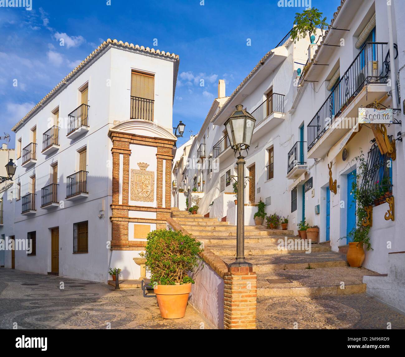 Frigiliana, Andalusia, Spagna Foto Stock