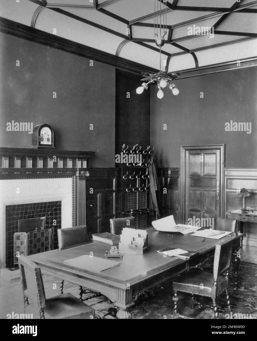 IMECE: Prima sala del consiglio, 3rd° piano 1899 Foto Stock