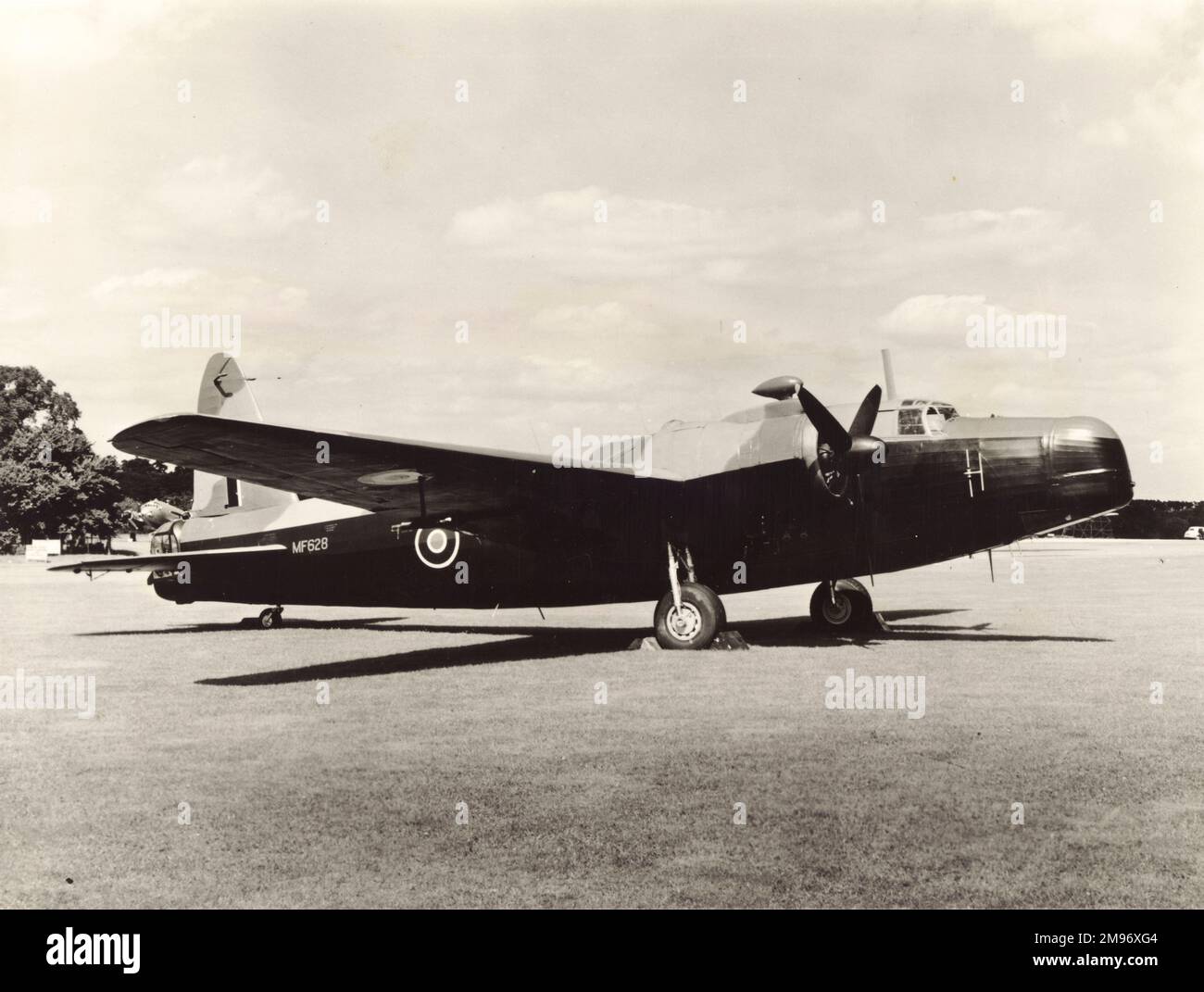 Vickers Wellington, Texas, MF628. Questo velivolo è attualmente esposto come parte della Bomber Command Aircraft Collection presso il Museo RAF di Hendon. Foto Stock