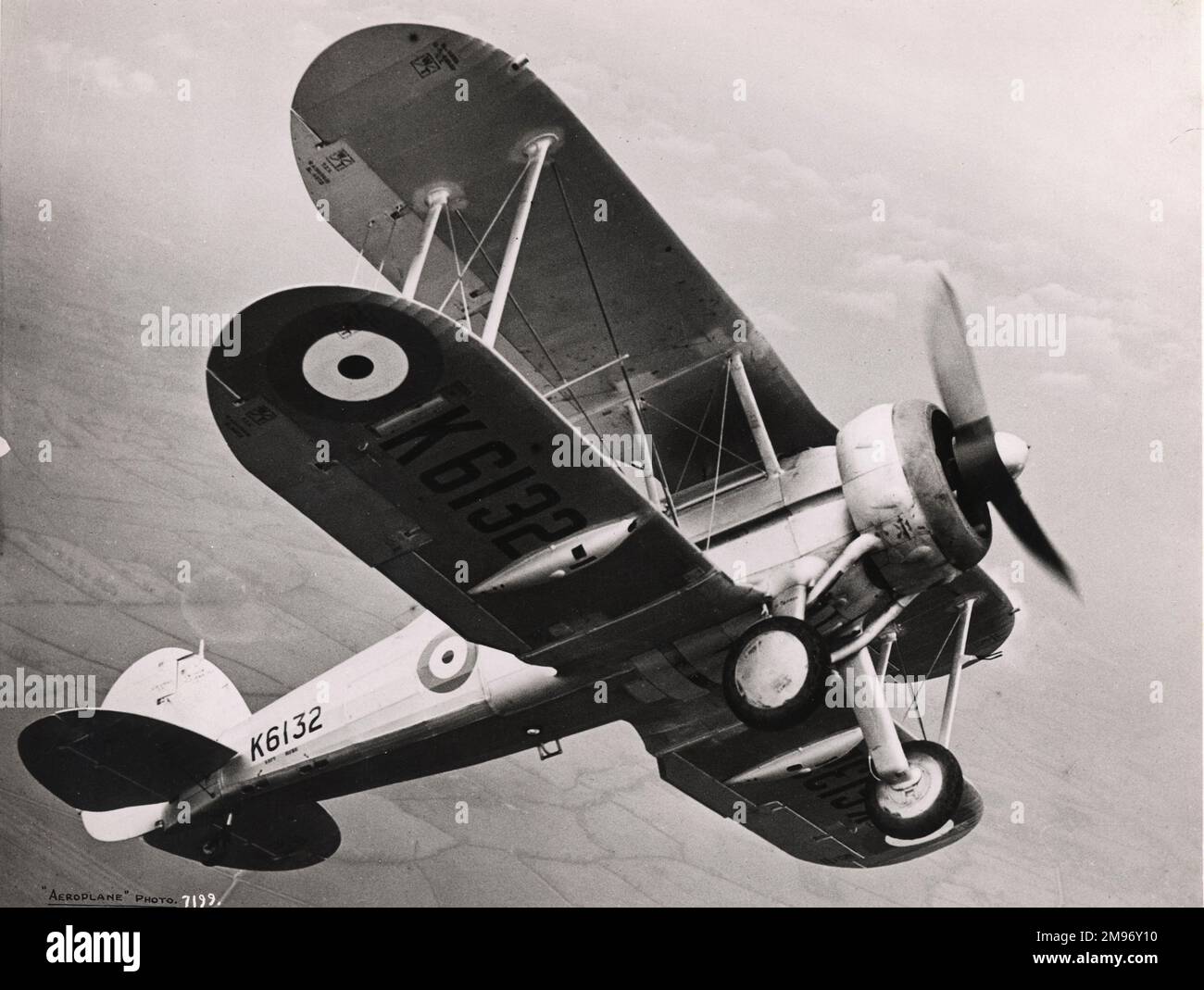 La quarta produzione Gloster Gladiator i, K6132. Foto Stock