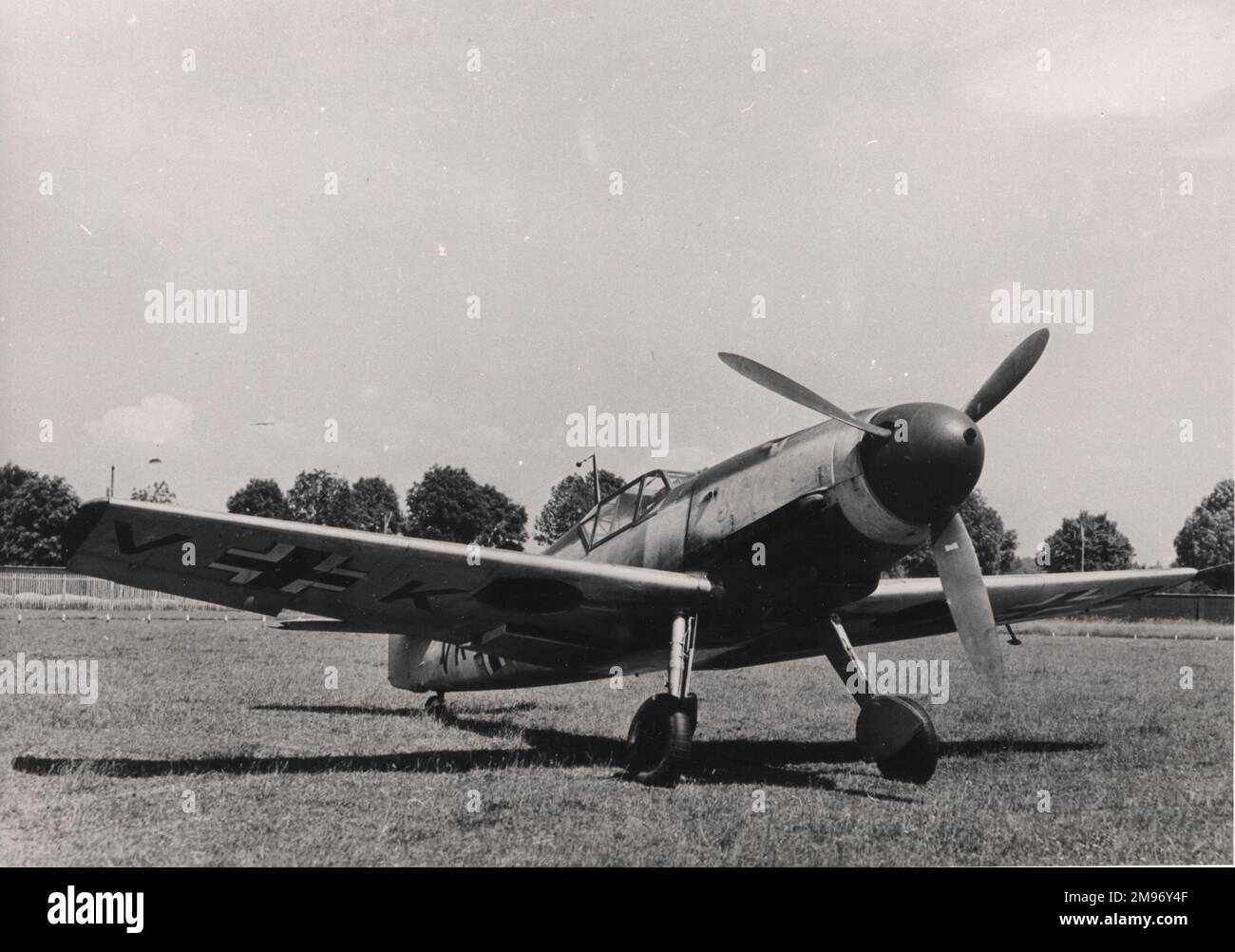 Messerschmitt Bf109F. Foto Stock