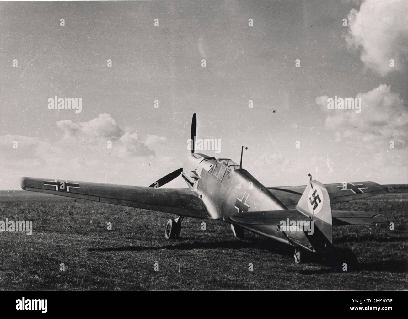 Messerschmitt Bf109E. Foto Stock