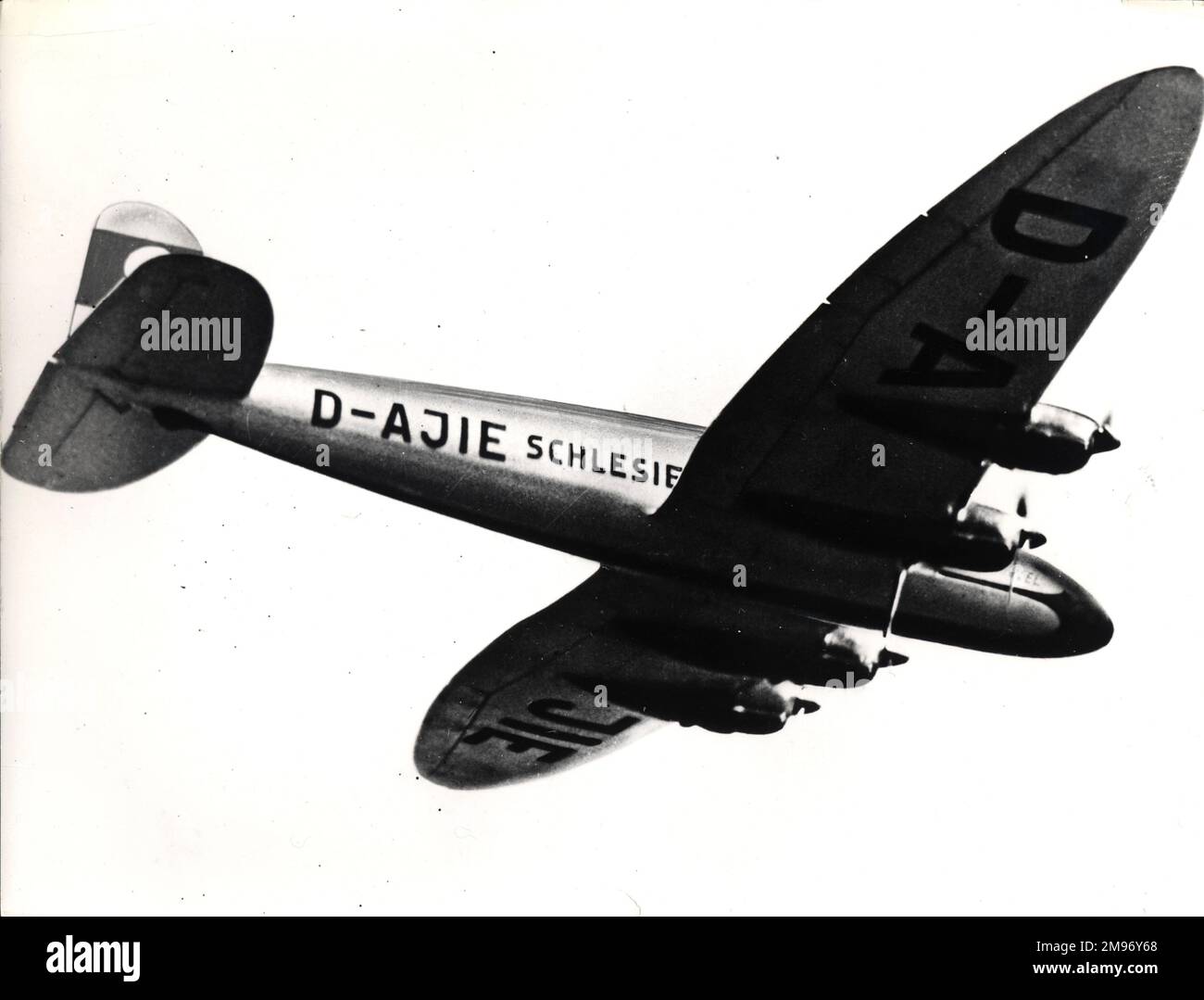 Heinkel He116V-2, D-AJIE, Schlesien, vettore di posta a lunga distanza. Foto Stock
