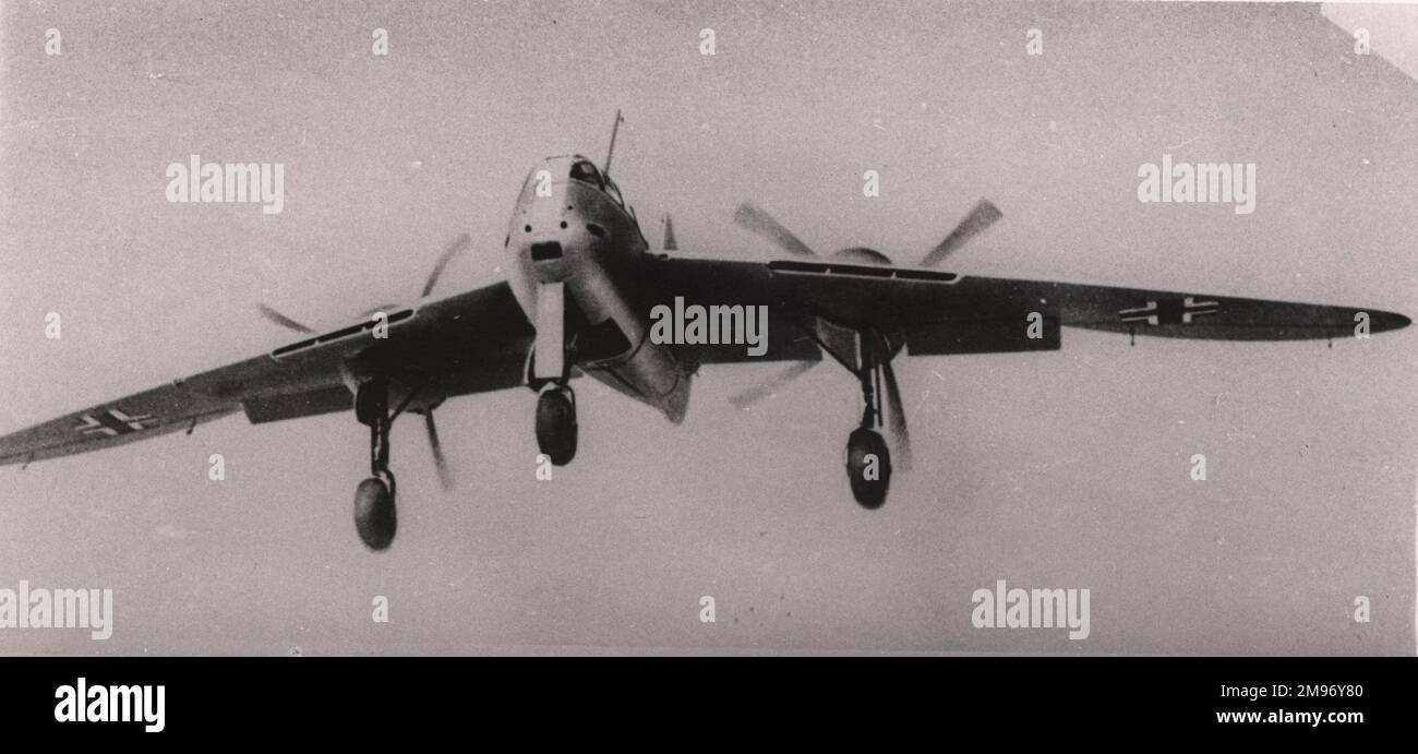 Messerschmitt Me265 progetto di caccia (impressione dell'artista). Foto Stock
