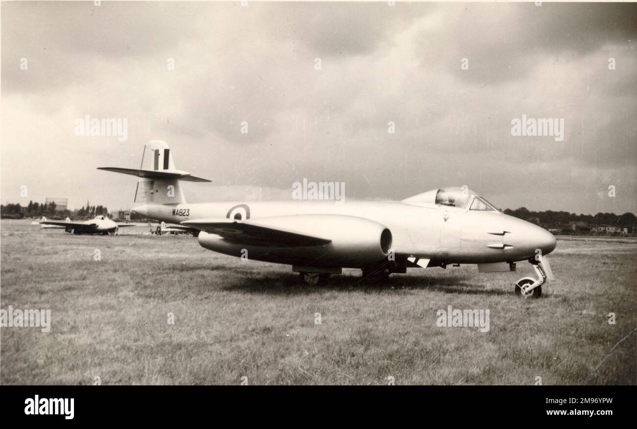 Gloster Meteor F8, WA823. Foto Stock