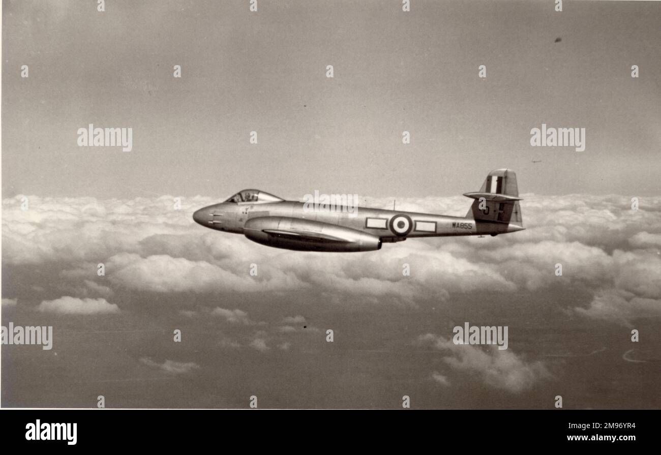Gloster Meteor F8, WA855. Foto Stock