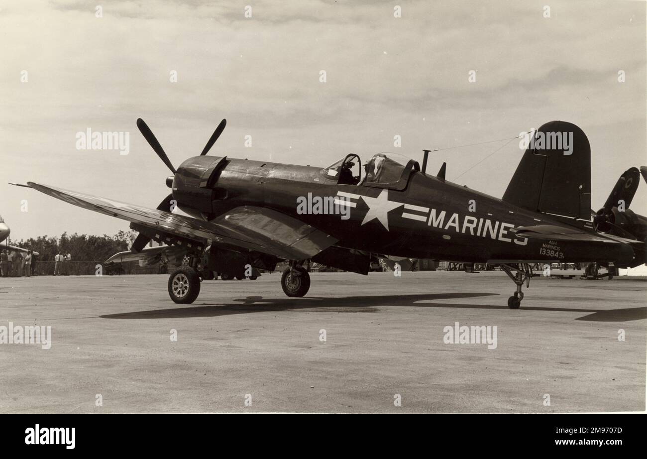 Vought AU-1 Corsair, 133843, dei marines americani in Corea. Foto Stock