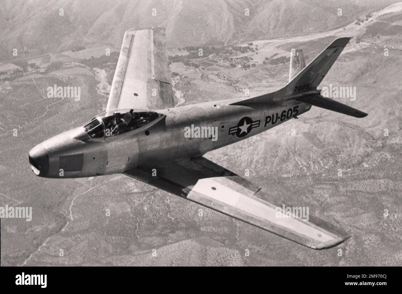 North American F-86A Sabre. Foto Stock