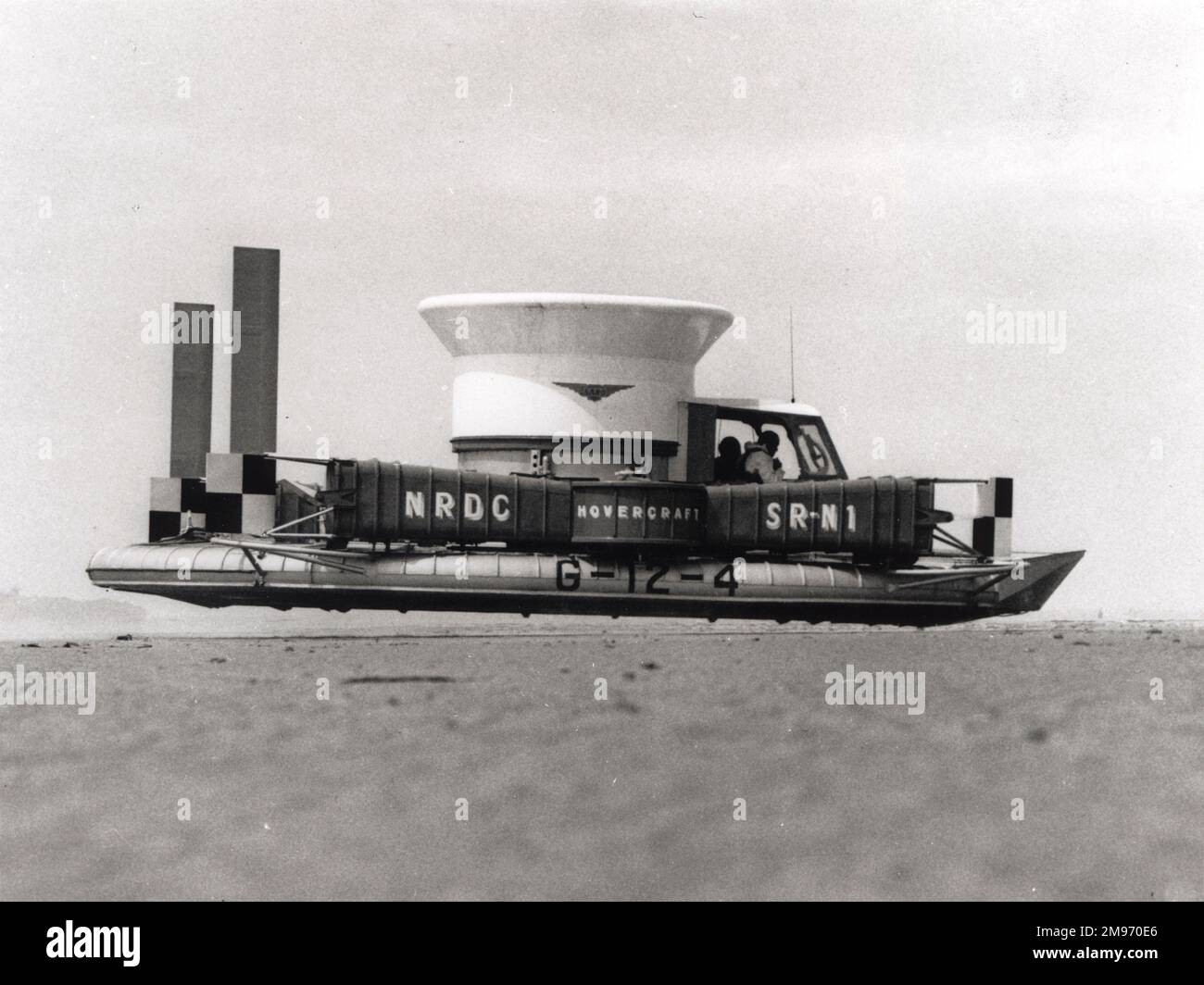 Saunders-Roe SR-N1 hovercraft, G-12-4. Foto Stock