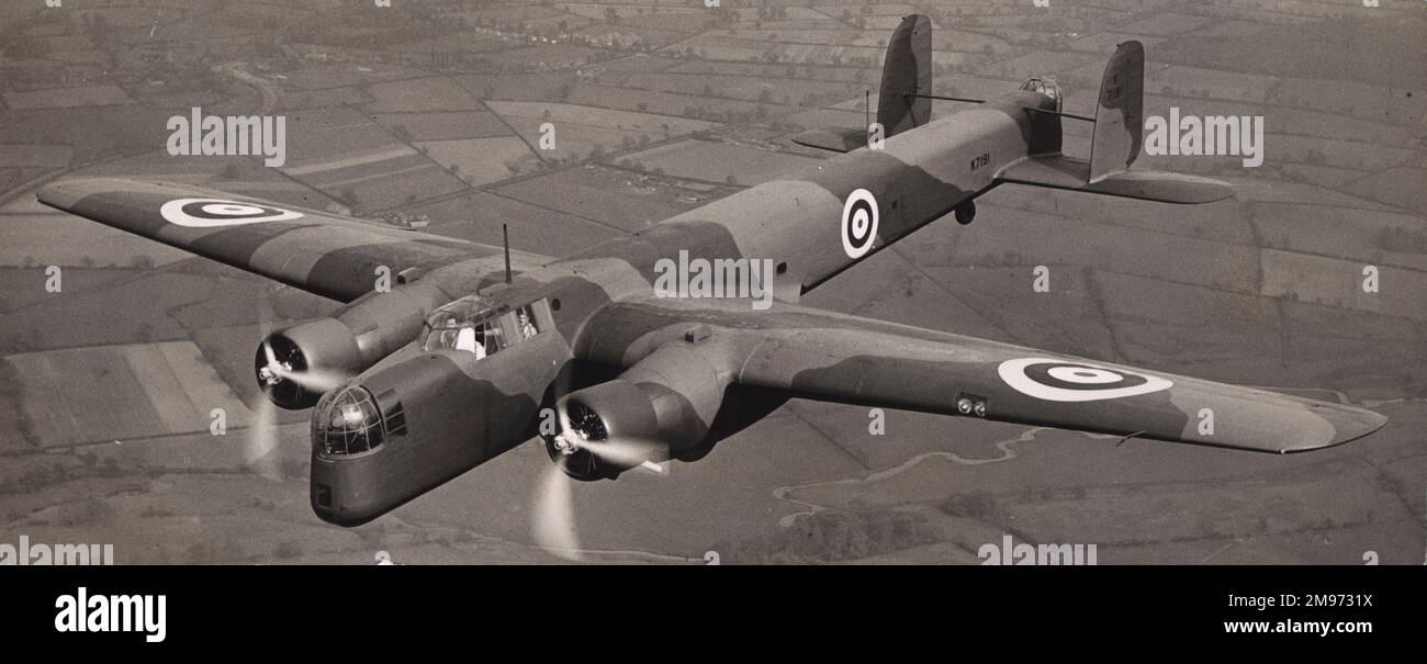 Armstrong Whitworth Whitley i, K7191. Foto Stock
