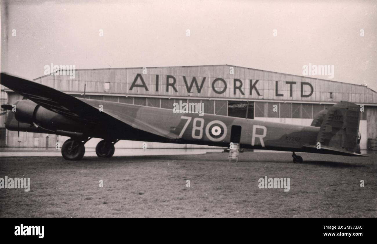 Armstrong Whitworth Whitley i, K7202 anni, presso Airwork. Foto Stock