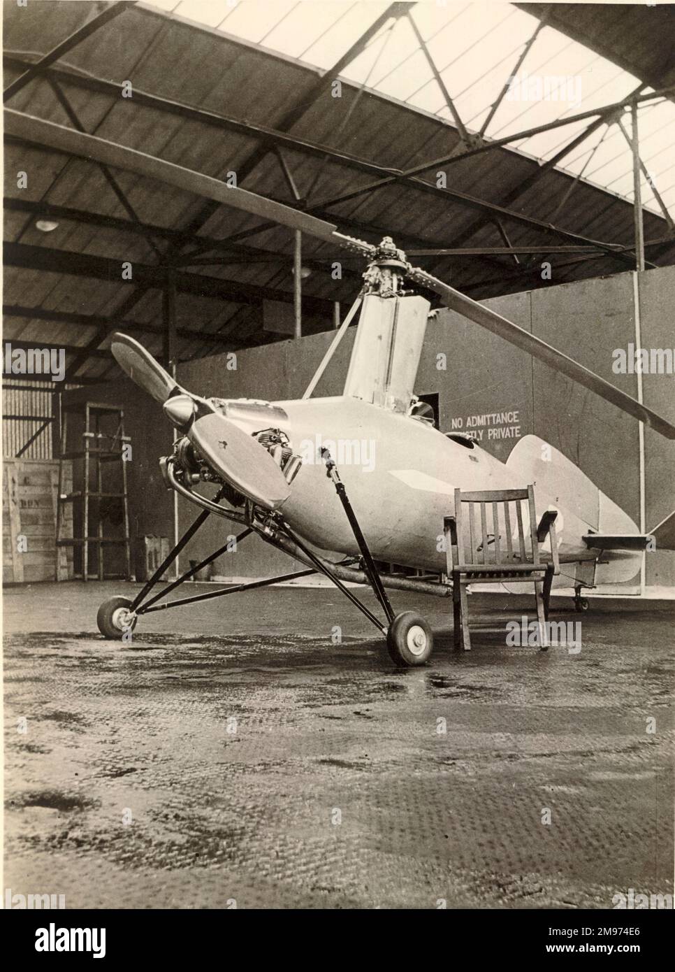 WEIR W-2 autogiro. Foto Stock