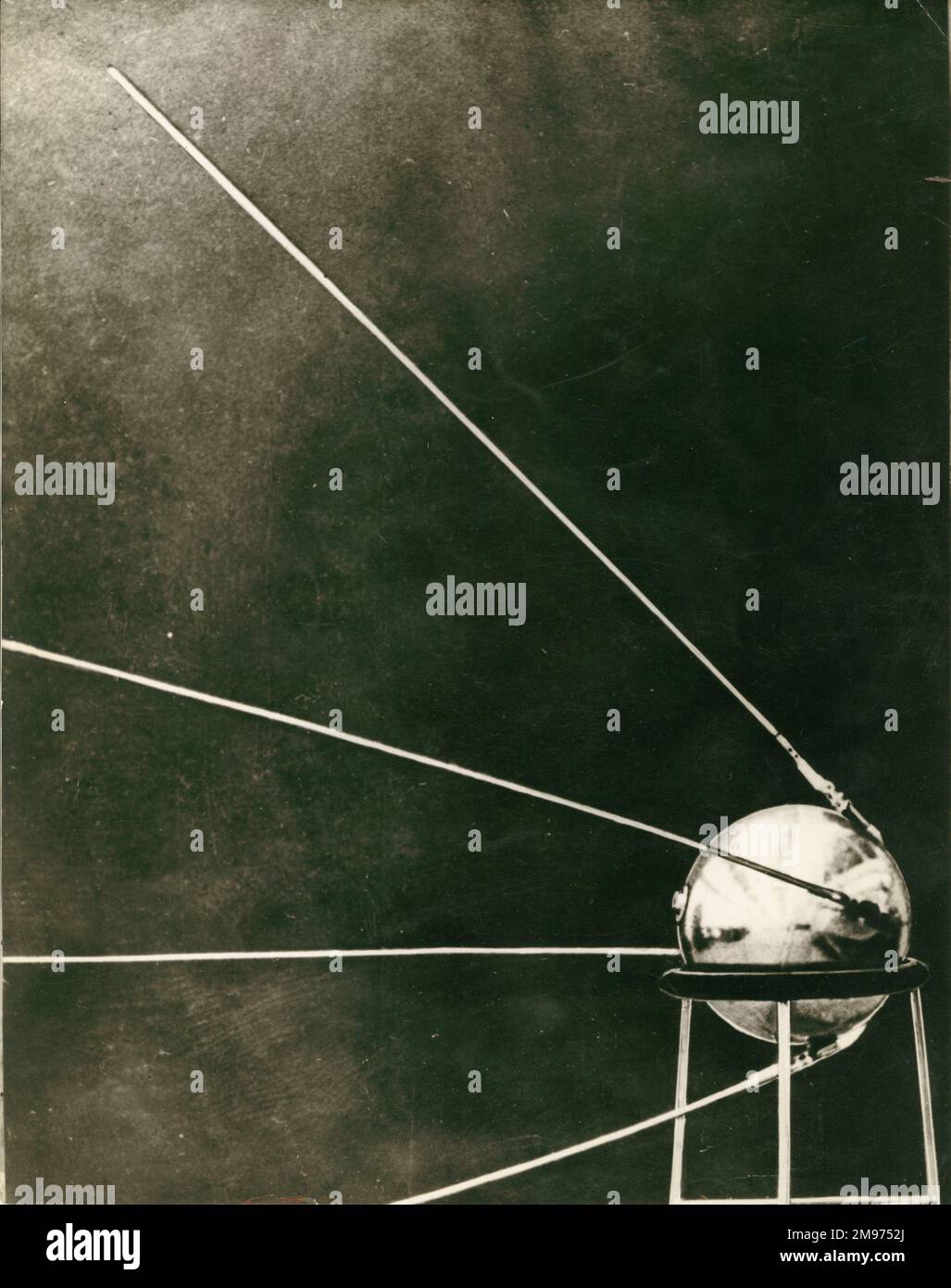 Sputnik i prima del suo lancio il 4 ottobre 1957. Foto Stock