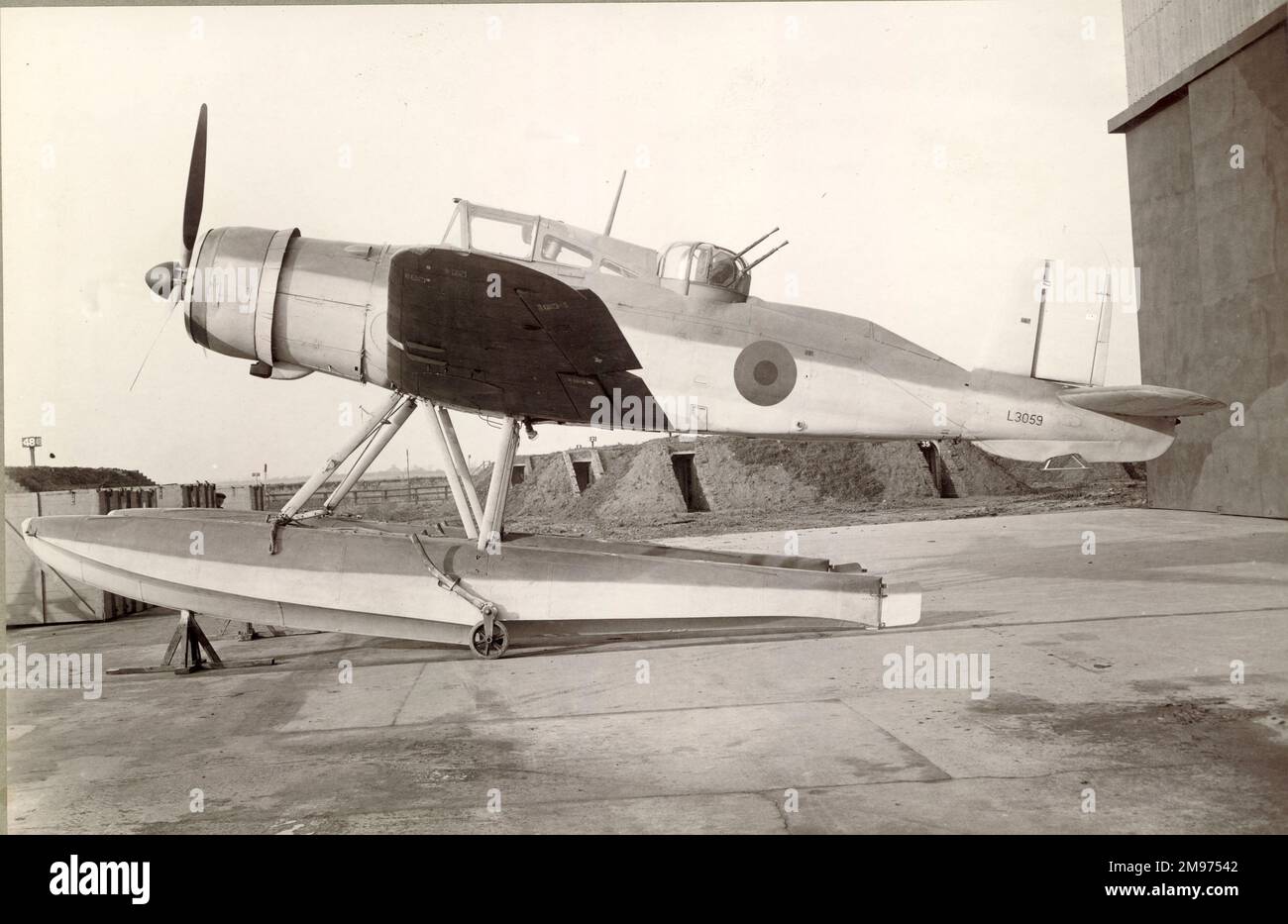 Blackburn B-25 Roc idrovolante, L3059, a Helensburgh nel novembre 1939. Foto Stock