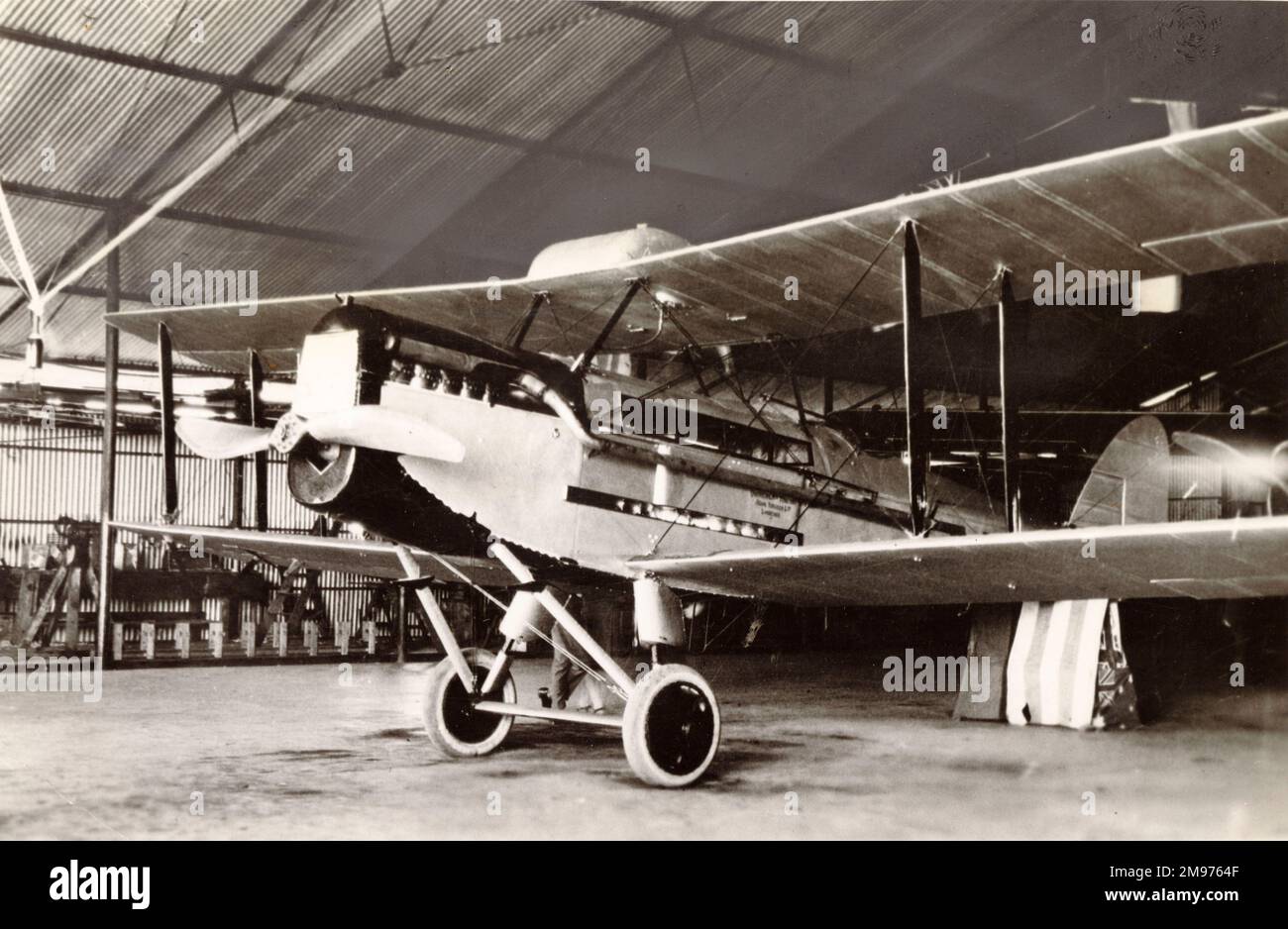 Il primo dei quattro de Havilland DH50s costruito da QANTAS a Longreach. Questo aeromobile è stato completato il 8 agosto 1926. Foto Stock