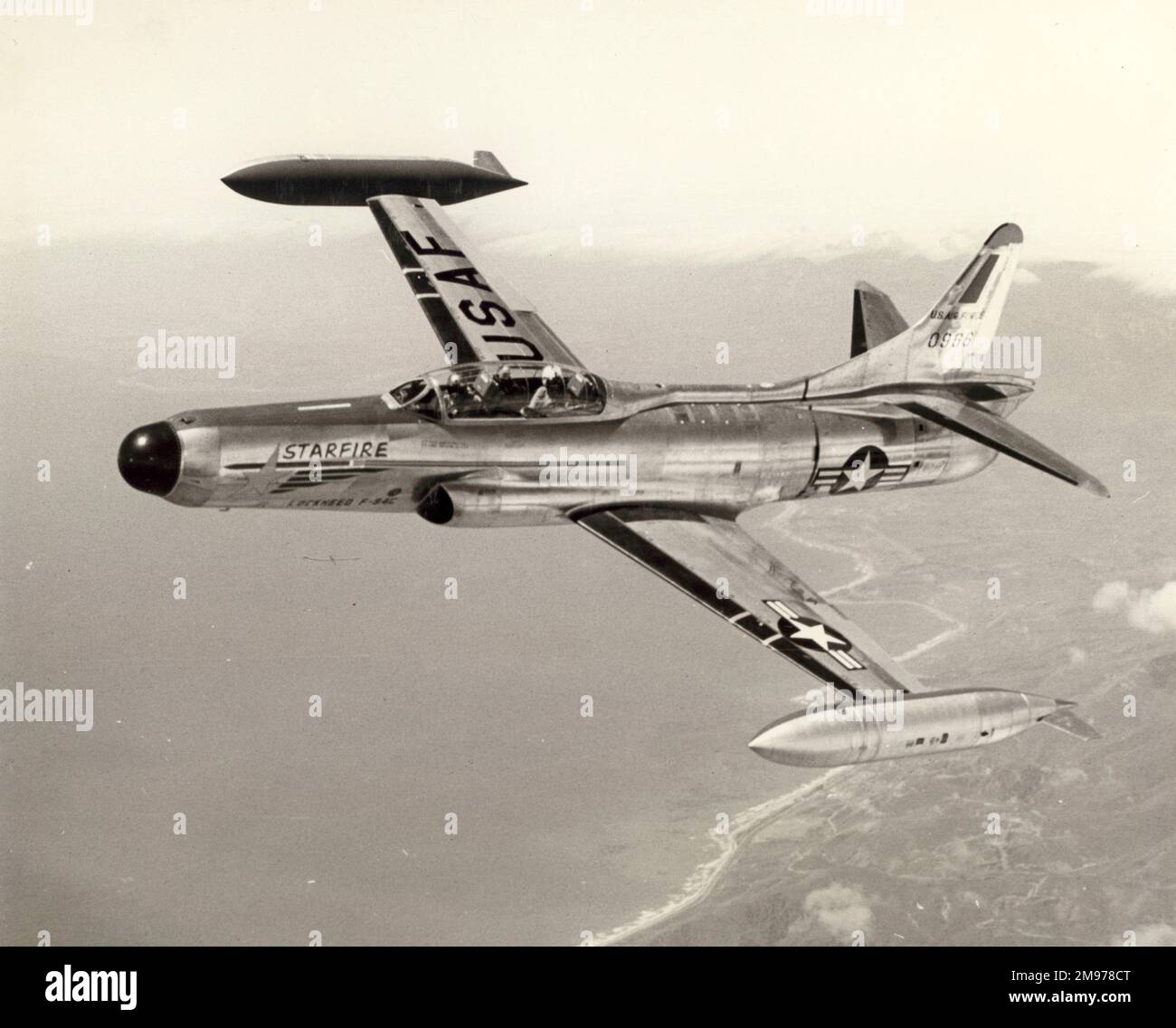 Lockheed F-94C-1-lo StarFire, 50-966. Foto Stock